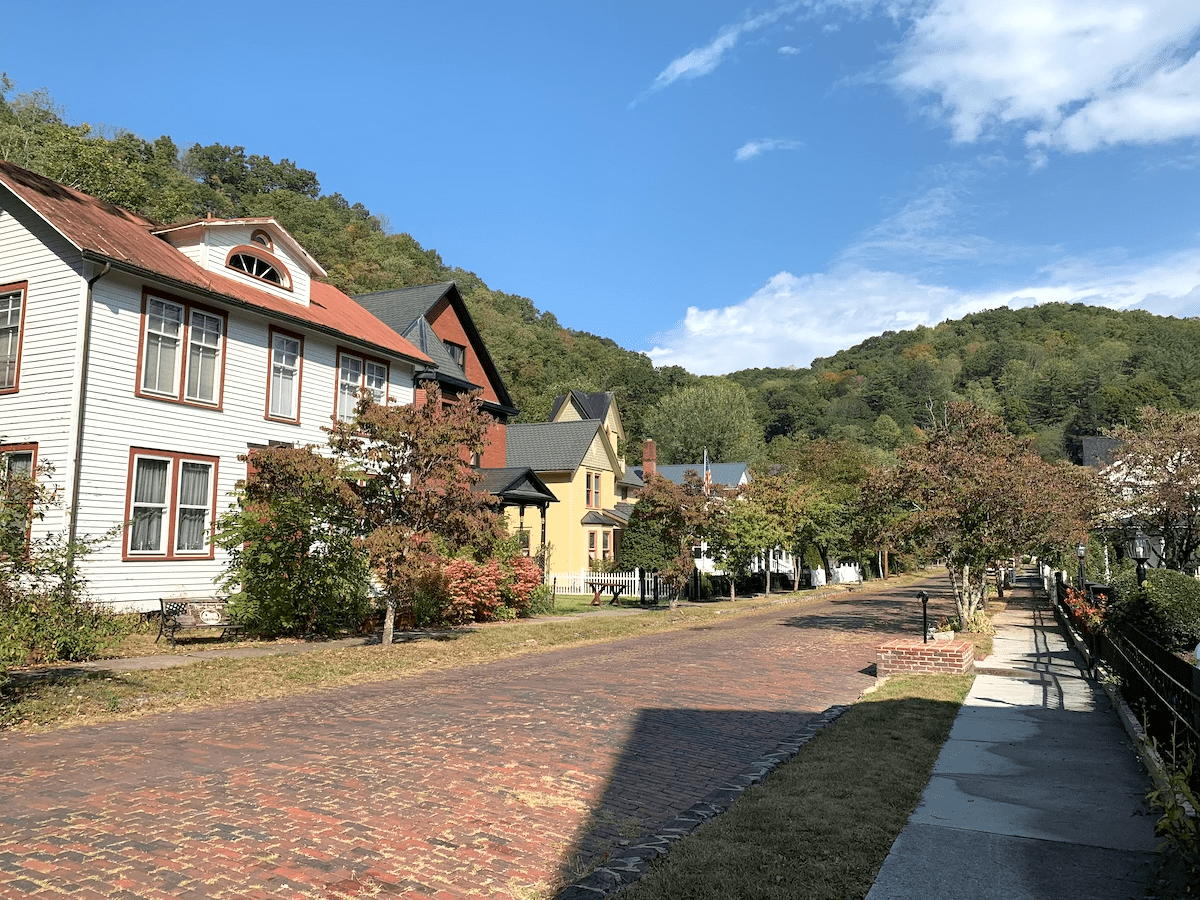Main Street Houses, Bramwell West Virginia